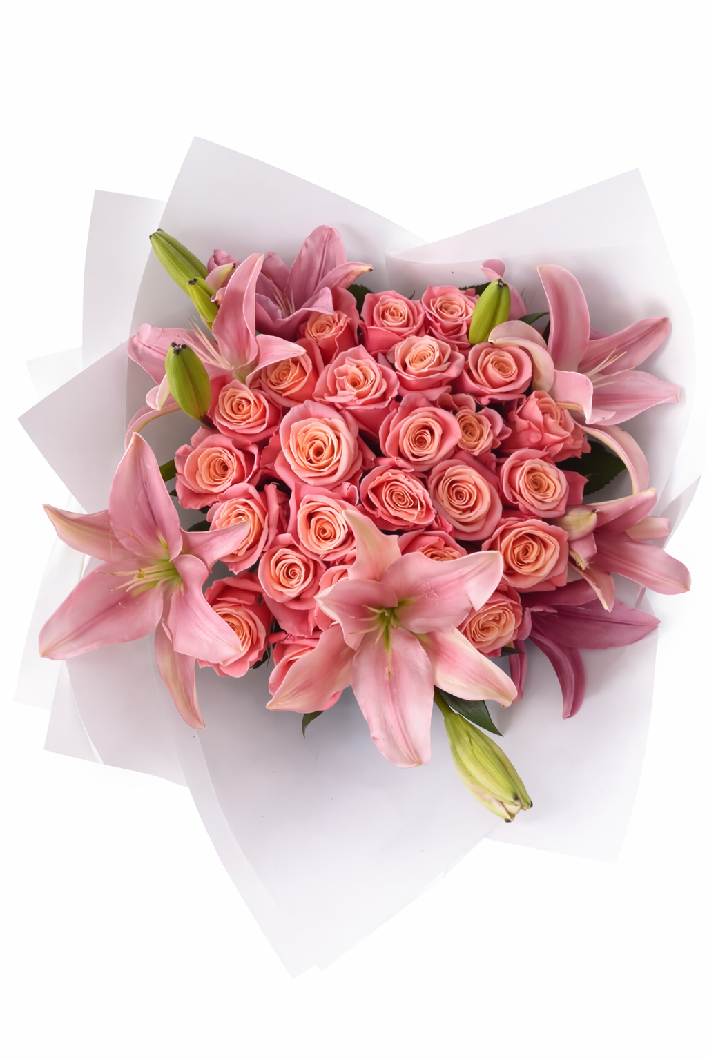 Blushing Pink Buchón Bouquet